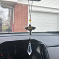 Black & Yellow Dragon Charm Suncatcher